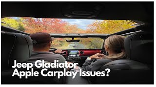 Having Apple CarPlay issues in your Jeep Gladiator 2022?  Fix / Suggestion
