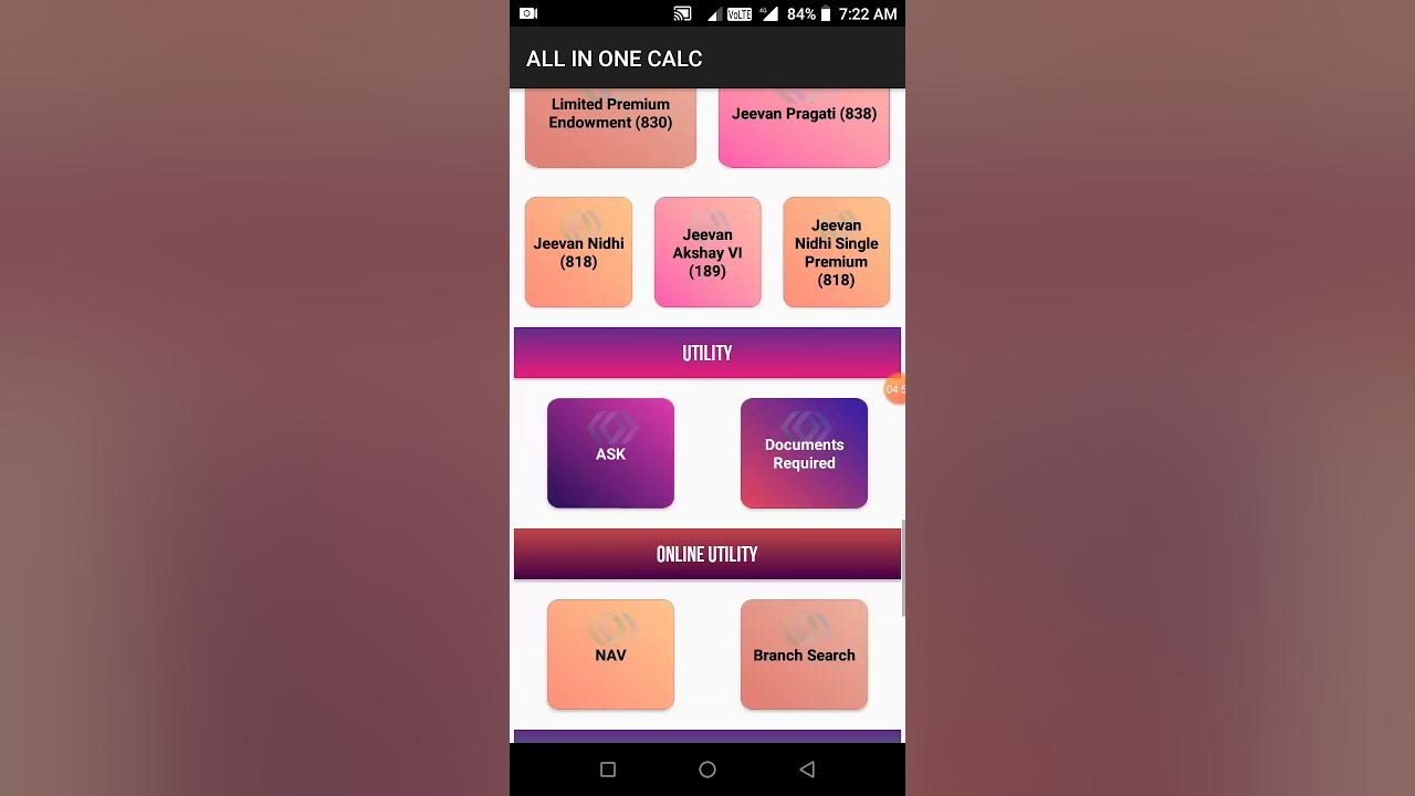 How to use All in one Calculator LIC (Marathi) YouTube