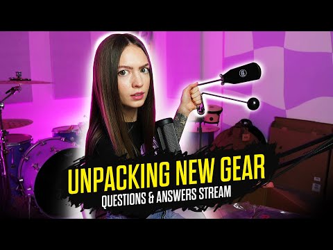 Q&A And Unpacking New Gear Stream | Opening New Meinl Package