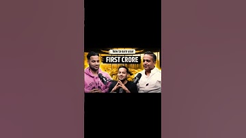 Redesigned YouTube Thumbnail for Raj Shamani Podcast | How to Earn Your First Crore