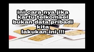 Rahasia Konter - Cara Aktivasi Kartu Perdana Tanpa KK (FORMAT LAMA)