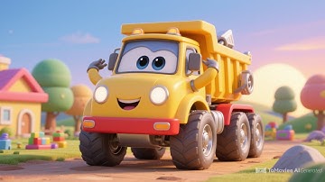 Mining Truck Song 🚜 | Fun Construction Vehicles for Kids | Educational Cartoon for Toddlers