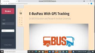 Smart College E  Bus Pass Tracking System and QR Code using Java