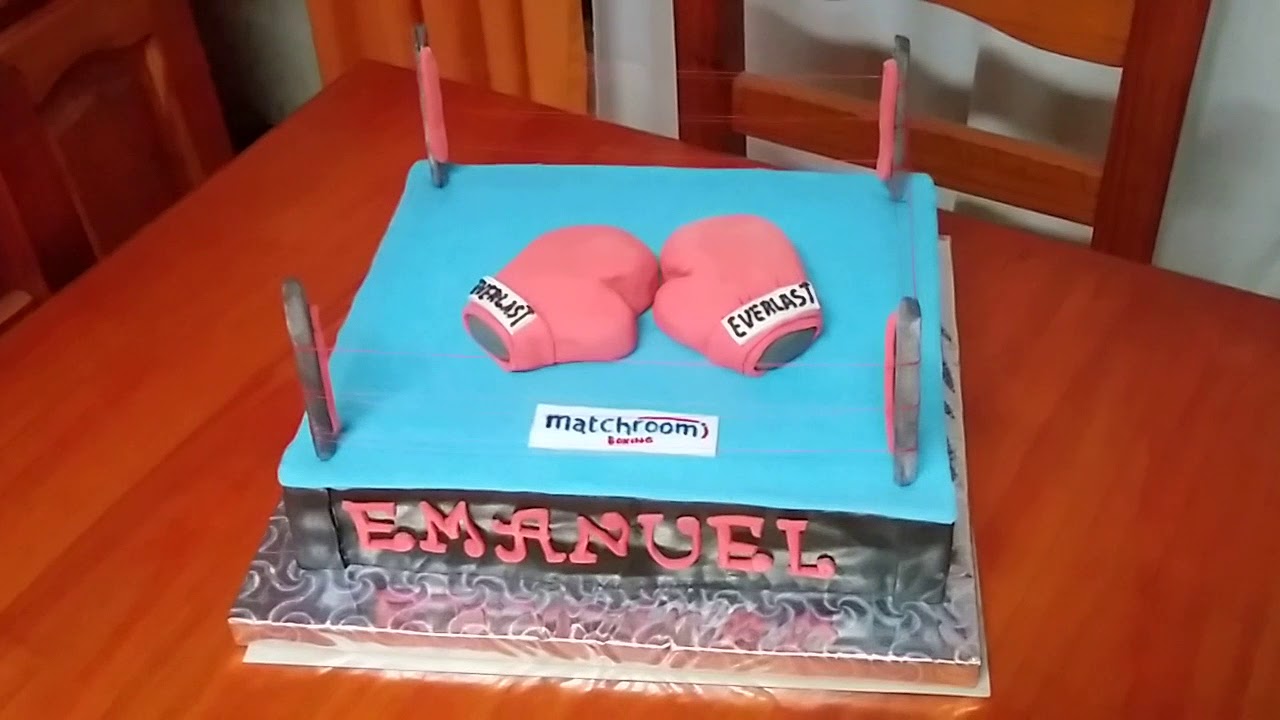 Torta ring de boxeo - YouTube