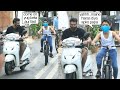 See Ajay Devgan Encouraging Son Yug Devgan While Racing With Him On Mumbai Streets