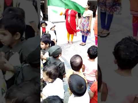 Jana gana mana  by little students of BRIGHT SPARK MONTESSORI