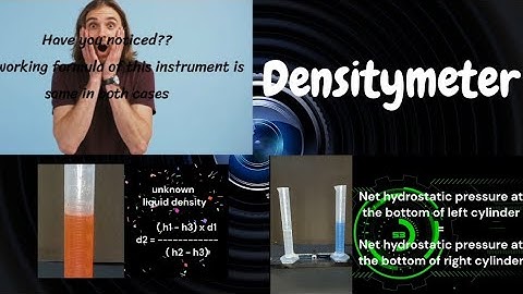 *New Method of using Density meter and working formula #science #measurement #experiment #amazing