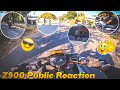 Z900 wheelie gone wrong  public reactions ultimate 