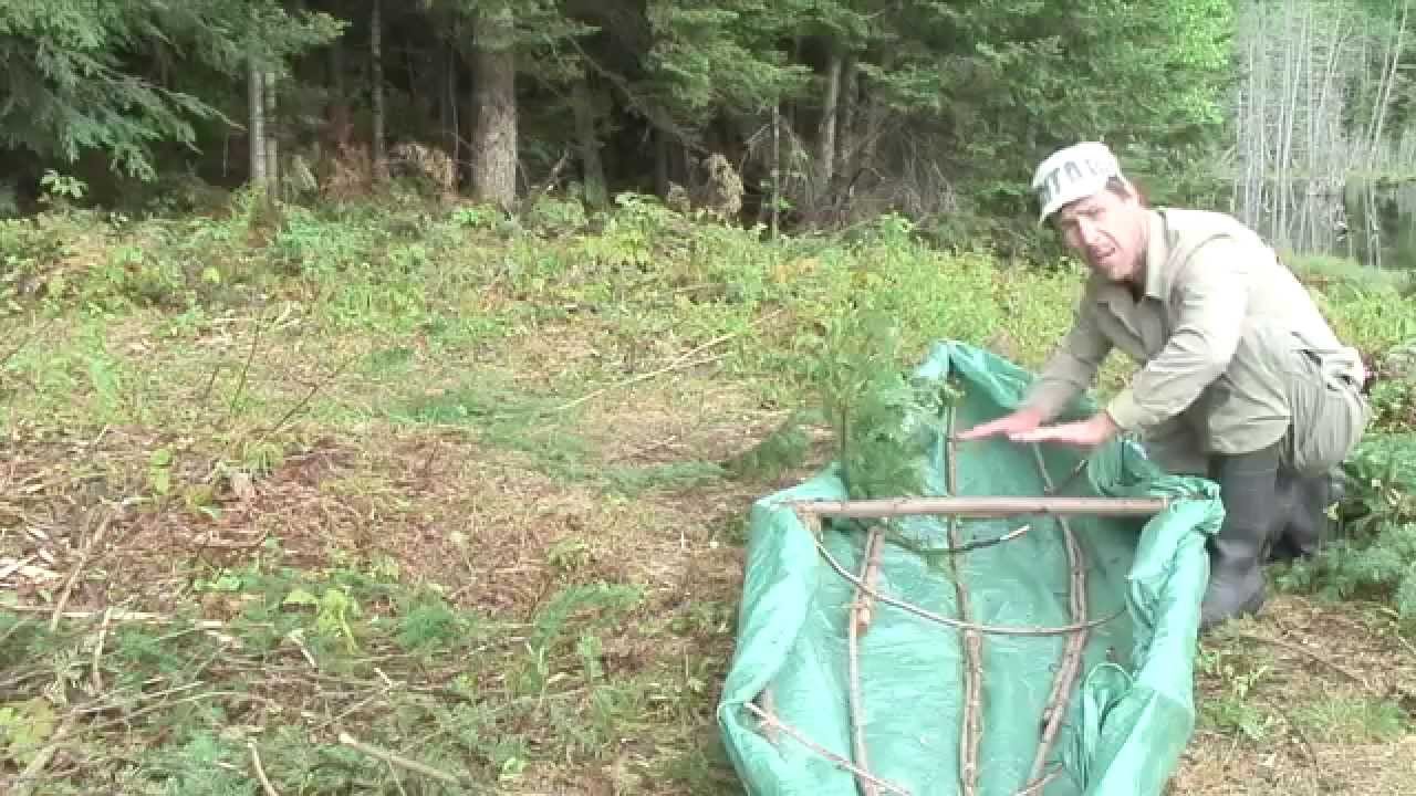 BUILD A CANOE WITH A TARP ! - YouTube