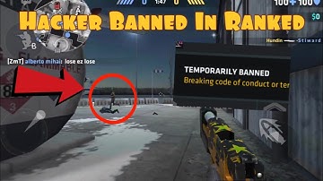Hacker Gets Banned In Critical Ops Ranked