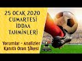İDDAA ORAN ANALİZ -- MAX 2019 - YouTube