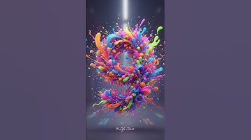 Vibrant 9–0 Countdown | Dynamic 3D Design Timer #10seconds #countdown #timer #shorts