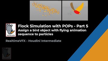 [ 후디니 | 실전 ] Flock Simulation with POPs - Part 5 (HIP file)