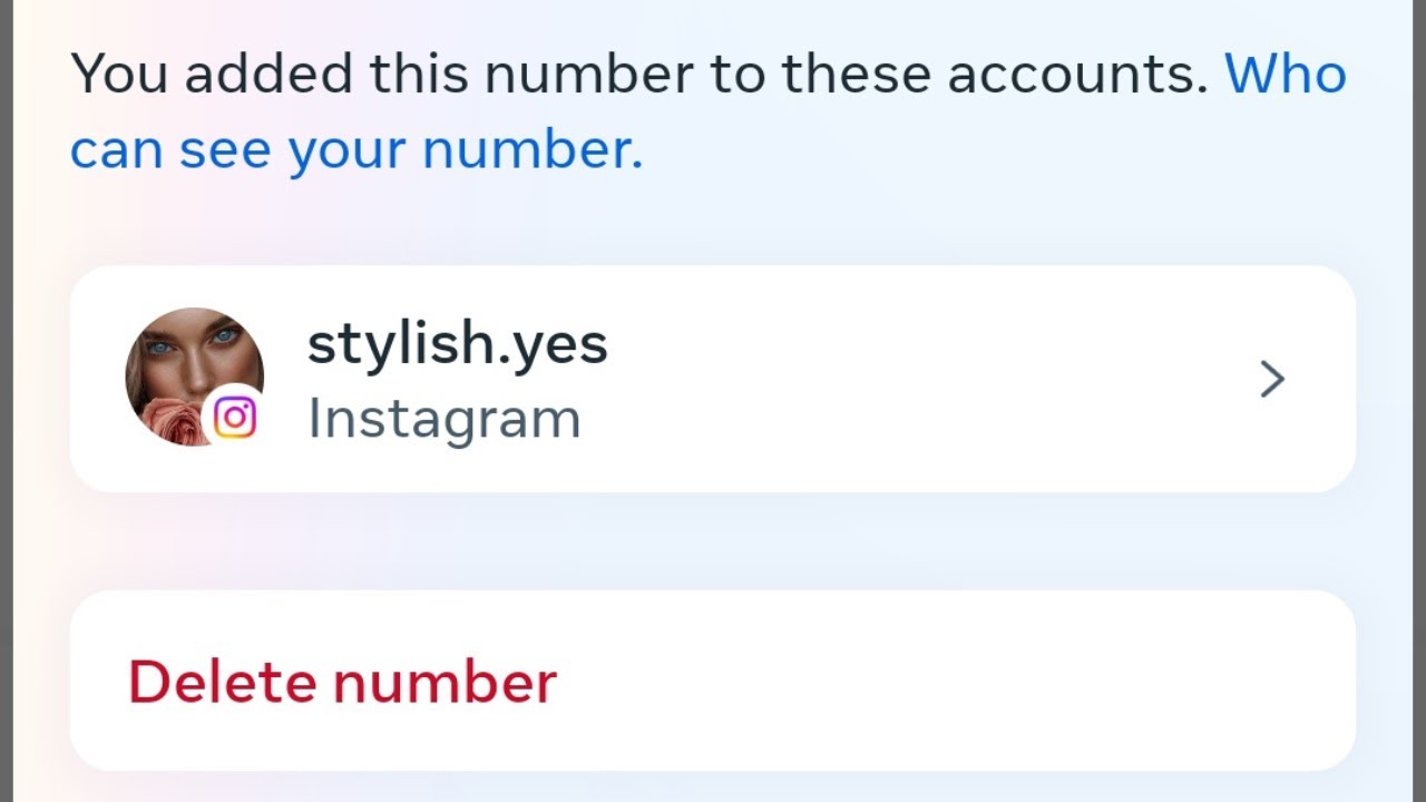 How To Remove Phone Number From Instagram 2024