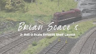 Brian Scace's O Scale Shelf Layout