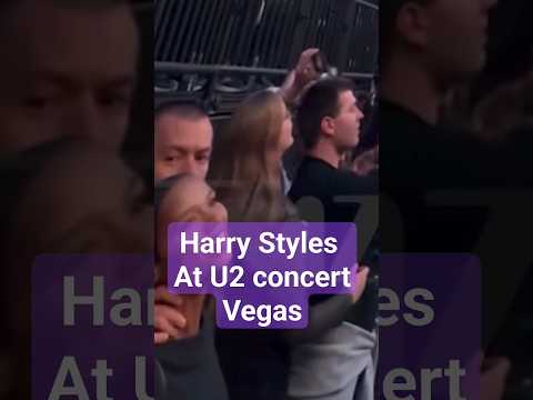 Harry And Taylor Russell At U2S Concert At The Sphere Las Vegas Harrystyles British Hazza