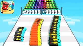 Satisfying Mobile Gaming Battery Run 3D Top Free Tiktok Gameplay (Android,iOS) Walkthrough Update