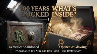 I Opened a 100‑Year‑Old Locked Chest – What’s Inside? | ASMR Restoration Full Video