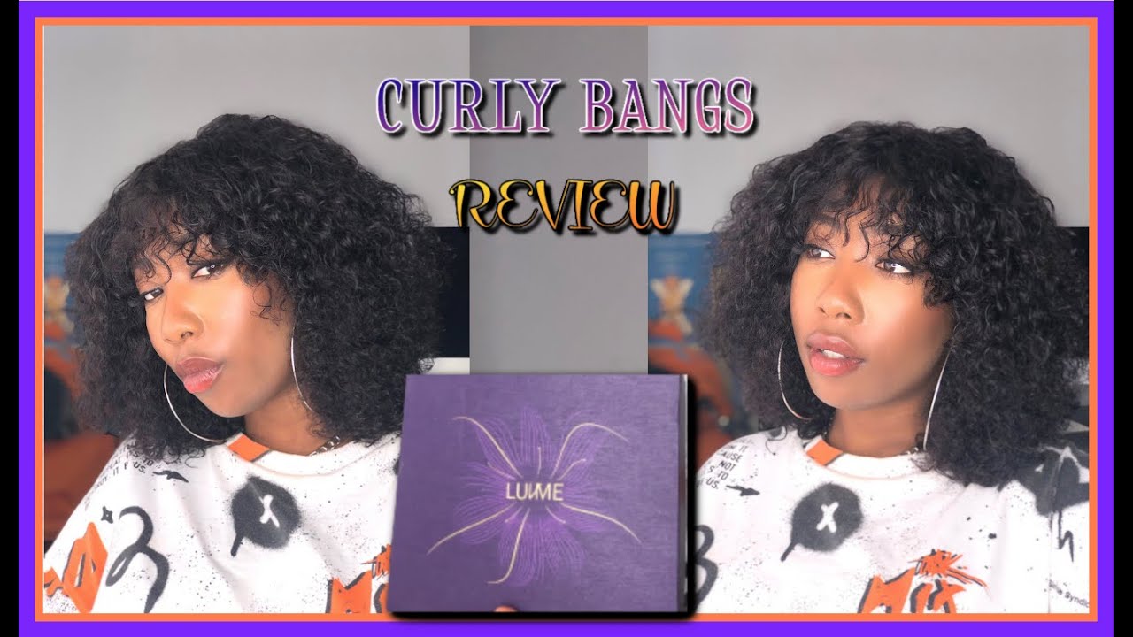 THE ULTIMATE SUMMER WIG | Throw On & Go Curly Bangs / Fringe Wig Review | FT LUVMEHAIR |