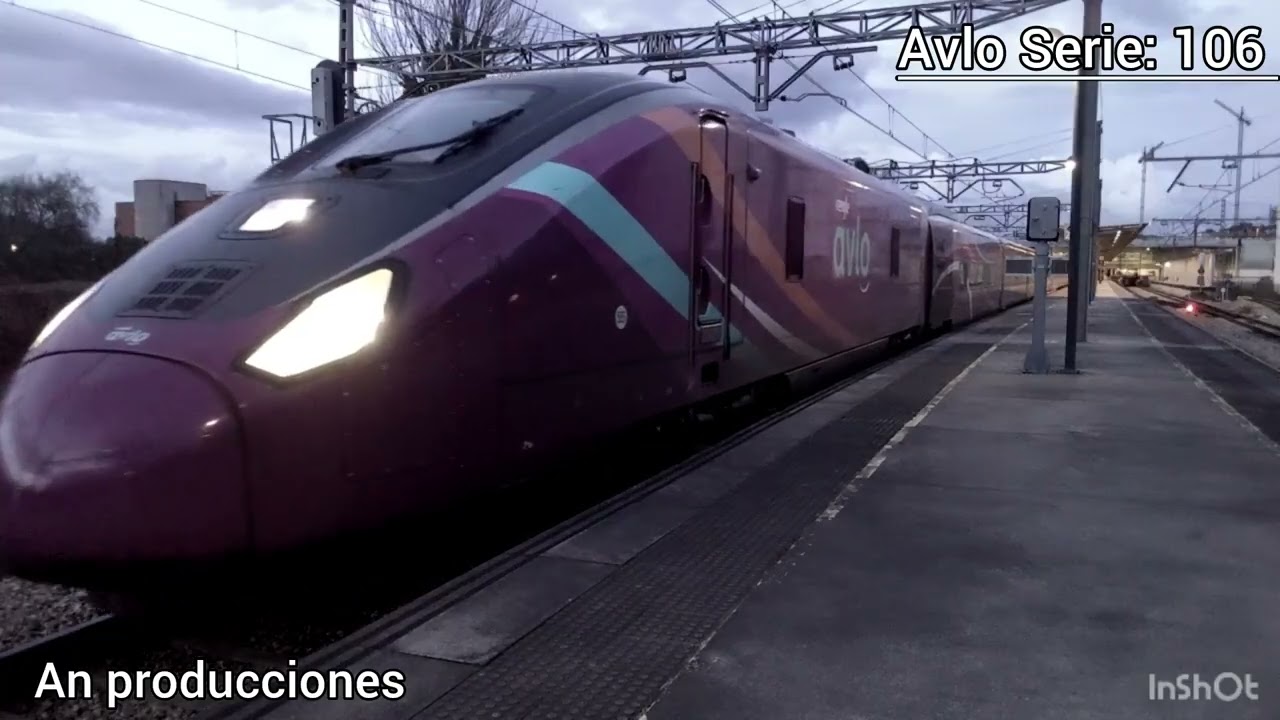 TRENES RENFE DE ALVIAS AVLOS Y INTERCITYS Y AVES A TODA VELOCIDAD (SONIDO DIRECTO) 