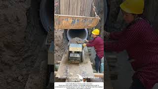 Worker Uses Remote‑Controlled Hauler to Move Sand at Construction Site 🎮🏗️