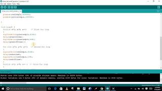 Lesson no 4 For Loop in Arduino sketch