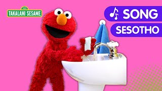 Takalani Sesame: Washy Wash Song | How to Wash Your Hands - Sesotho