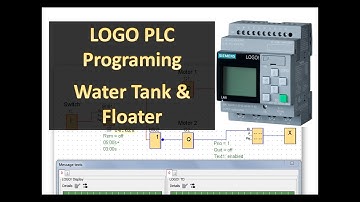 LOGO PLC Programming - Water Tank & Floater