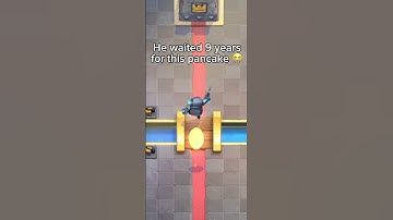 Mini pekka finally got his pancake! 🥞