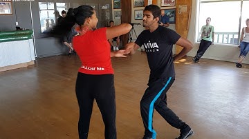 Tia-Marie and Dani connection demo at Mount Zouk Fest 2017, Tauranga, NZ