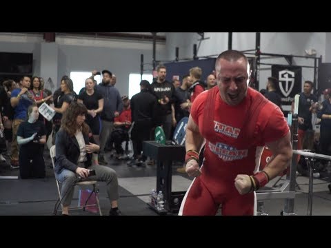 Jason Manenkoff USAPL Winter War 187.5kg/413lb Bench Press @ 74kg/163.1