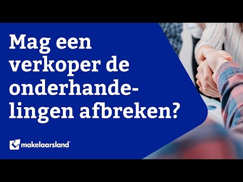 Video: Kan een verkoper zich terugtrekken uit een lopende verkoop?