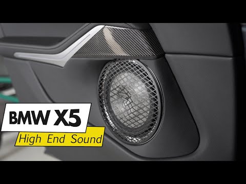 BMW X5 45e Harman Kardon replaced with HIGH END system