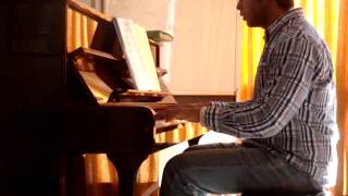 Video thumbnail of "Pukarta chala hoon main on Piano"