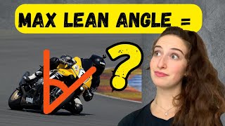 How FAR Can Motorcycles LEAN?  Calculating The Maximum Lean Angle!