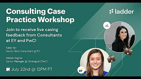 Consulting Case Workshop with Big 4 Consultants | ...