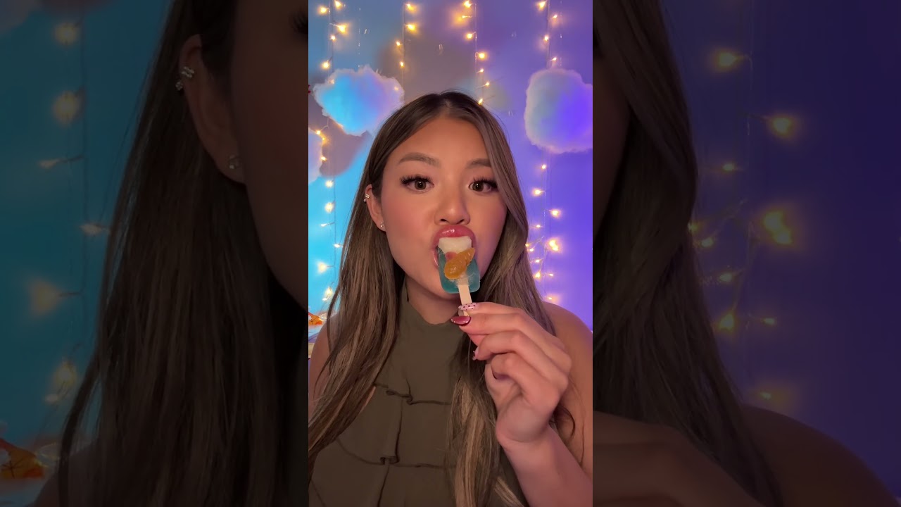 Edible Crystal Popsicle 🍦 #asmr