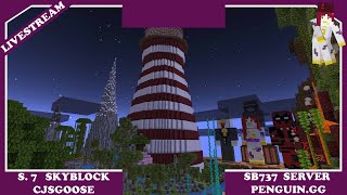 Outside the lighthouse - SB737 Skyblock penguin.gg server