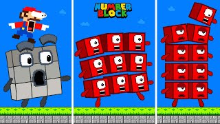 Мульт Pattern Palace Mario vs Numberblocks Hiccups Learn to Count Game Animation