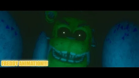 [C4D / FNAF / SHORT] ANIMATION OF COOL MODEL FREDDY FNAF 2😊