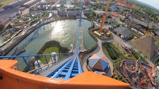 Biggest and Fastest Water Coaster in the World - Energylandia Amusement Park of Poland First Seat