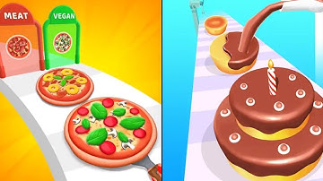 I want pizza vs Cake Stack MAX Level GAME Android ios