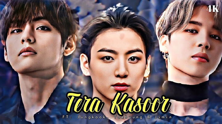 BTS V Jimin & Jungkook "Tera Kasoor " Hindi Song fmv | bts hindi songs edit | K-pop mix #btshindimix