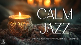 Calm Late Night Mood Saxophone Jazz Gentle Piano Background Music helps Good Sleep, Relax, Work,..