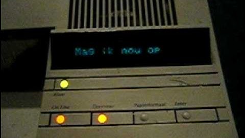 AVR can modify LaserJets display