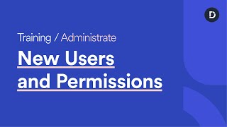 New Users and Permissions