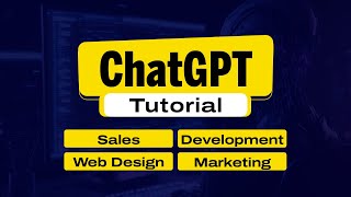 ChatGPT Tutorial: Creating Ecommerce Website, Sales Lead generation and Marketing