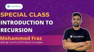 Introduction to Recursion | Special Class | Mohammed Fraz