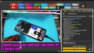 SAMSUNG GALAXY A05s HARD RESET AND ERASE FRP UNLOCK PASSWORD BYPASS ACCOUNT GOOGLE BY UNLOCK TOOL