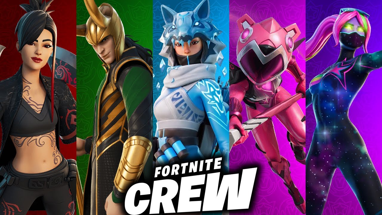 RANKING EVERY FORTNITE CREW PACK FROM WORST TO BEST (FORTNITE CREW APRIL 2022)